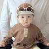 Ropa para Bebé, Ropa de Otoño, Camisetas de Manga Larga con Estampado de Dibujos Animados de Moda para Bebé, Camisetas Básicas Versátiles Casuales para Niños de Primavera