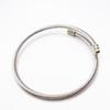 Fornecedores fabricantes Comércio exterior europeu e americano Joias de aço inoxidável Moda feminina Metal Aço titânio Pulseira aberta DIY Atacado