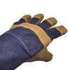 Guantes de soldadura suministro al por mayor puntual guantes de cuero de capa superior lisa guantes ignífugos con aislamiento térmico resistentes al desgaste venta al por mayor