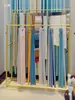 Estante de Exhibición para Cortinas, Tarjeta de Color de Tejido para el Hogar, Muestra de Tela, Soporte de Exhibición para Exposiciones