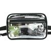 Riñonera Transparente de PVC Transfronteriza Bolsa de Almacenamiento Impermeable para Deportes al Aire Libre Gimnasio Visual Portátil Monedero Bolsa para Teléfono Móvil