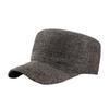 Sombrero para hombre de mediana edad y anciano invierno viejo abuelo papá otoño e invierno gorra de béisbol engrosada copa plana visera hombre