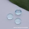 3mm-12mm Fondo Plano Redondo Vidrio Liso Piedra Preciosa Piedra Suelta Venta al por Mayor Color Blanco Vidrio Coloreado Piedra Suelta Accesorios para Joyería