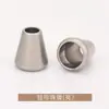Cordón Redondo Campana Metálica con Cordón Hebilla para Extremo de Cuerda de Tubo Recto Aleación de Zinc Galvanizada Hebilla de Cola para Cuerda de Pantalón Accesorios de Ropa Jinda