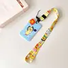 Patito molesto pato molesto caricatura conjunto de insignias de estudiante cuerda larga para colgar en el cuello tarjeta de pase Yangcheng tarjeta de acceso anti-pérdida Bada