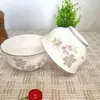 Cor sob Esmalte Tigela Cerâmica 5,2 polegadas Tigela Redonda Tigela de Arroz Tigela para Comer em Casa Estilo Escandinavo Tigela Pequena Louça Tigela de Sopa