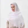 Cachecol de Bolhas Popular Transfronteiriço para Mulheres 2025 Novo Cachecol de Cor Sólida Cachecol Xale Decorativo Quente da Moda Fabricante Atacado