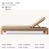 Sofá Nórdico de Ratán y Madera Maciza para Exteriores Cómodo Jardín Patio Diseñador Muebles de Teca Hotel B&B Exterior Ratán