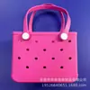Bolsa de Playa Impermeable Bolso de Mano Hombro Bolsa Grande Eva Agujero Bolsa para Mascotas Fitness Traje de Baño Bolsa de Cosméticos Cesta de Verduras
