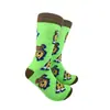 Modelos Transfronterizos de Comercio Exterior para Primavera, Otoño e Invierno Hombres y Mujeres Tendencia de Dibujos Animados Calcetines de Media Pantorrilla Calcetines de Algodón Sitio de Suministro