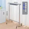 Soporte Móvil para Mopa de Acero Inoxidable de Pie para Piso Almacenamiento con Drenaje para Mopa Limpieza Higiene Ganchos para Baño Organizador de Escobas