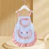 Bata para Bebé Niña Algodón Puro Otoño e Invierno Falda de Princesa para Niños Delantal Impermeable para Niña Babero de Comida para Bebé a la Moda Anti-Suciedad
