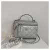 Bolsa de ombro box feminina estilo francês, bolsa de ombro e transversal versátil de alta qualidade para o dia a dia, moda atacado transfronteiriço