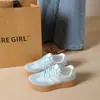 Zapatos deportivos casuales para mujer, tenis, zapatos retro blancos de suela gruesa para mujer 2026, zapatos casuales ligeros nuevos, zapatos de entrenamiento alemanes, zapatos de lona