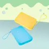 Bolsa de Armazenamento Cosmético de Silicone Moda Multifuncional Portátil Porta-Moedas para Celular Bolsa de Armazenamento para Pincéis de Maquiagem Artigos de Higiene