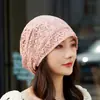 Sombrero de Nuevo Estilo para Mujer, Verano, Delgado, Cubre-Cabello Blanco, Transpirable, Calado, Gorra Apilada, Estilo Occidental, Sombrero con Bolsa de Encaje para Mujer