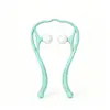 Masajeador cervical de bola cuello hombro cuello masajeador artefacto manual cuello espalda multifuncional clip amasador instrumento dragado hogar