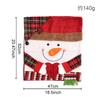 Decoraciones de Navidad, Fundas para Sillas con Sombreros, Fundas para Taburetes, Fundas para Sillas de Muñeca, Decoración para el Hogar Europea y Americana, Mini Bufandas de Navidad