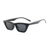 Lentes de Sol del Mismo Estilo de Jennie, Super Cool Retro Negros para Mujer de Moda Forma Cóncava Estilo Callejero Personalizados Gafas de Sol Cat Eye