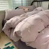 Exclusivo Transfronterizo Estilo Coreano Sencillo y Elegante Juego de Cuatro Piezas y Juego de Tres Piezas para Niñas Buenas Transforma Instantáneamente Tu Habitación en una Habitación de Princesa