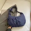 Bolso de Lunares para Mujer, Nuevo Modelo Primavera 2026, Adecuado para la Escuela y el Trabajo, Bolso de Hombro de Gran Capacidad, Bolso Cruzado, Bolso Rojo Tipo Dumpling