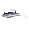 Hengjia Popular Señuelo de Pesca Recubierto de Plomo 11.5g 19.8g Señuelo Blando de Cola en T Señuelo Hundido para Pesca en Hielo