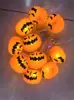Luzes de Fio LED Halloween Abóbora Caveira Desenho Animado Luzes Decorativas Exportação Transfronteiriça Decoração de Feriado