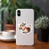Adesivos Decorativos Impermeáveis de Grafite de Animais em Aquarela Fofos para Copo d'Água Celular Adesivos de Animais em Desenho Animado Transfronteiriços 50