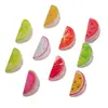 Pegatinas Acrílicas de Rodajas de Frutas Frescas de Verano Sandía Kiwi Granada Accesorios DIY Accesorios para el Cabello Materiales Hechos a Mano