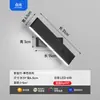 Lámpara de pared para mesita de noche, iluminación LED simple y moderna para dormitorio, lámpara de pared giratoria creativa para sala de estar, estudio y pasillo