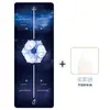 Tapete de Yoga 5mm 80cm Antiderrapante Camurça + Borracha À Prova de Som e Choque Tapete de Dança Fitness Alargado Antiderrapante Transfronteiriço