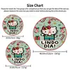 Fabricantes de origen transfronterizos Sanrio estampado falda para árbol de Navidad decoración navideña encantador delantal para base de árbol personalizable