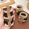 Anillo para Toalla Grueso de Alta Elasticidad, Goma para el Cabello Sin Costuras para Mujeres, Cola de Caballo Alta, Cuerda para el Cabello de Bola, Sin Daño al Cabello, Goma Elástica para el Cabello