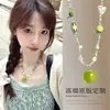 Serie Dopamina de Verano ~ Collares Coloridos Divertidos, Accesorios Dulces y Frescos para Mujer, Cadenas para Clavícula de Nicho Coreanas Ins de Alta Gama