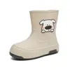 Botas de Chuva de Moda Transfronteiriças para Mulheres, Solas Macias, Confortáveis e Fofas, Sapatos Aquáticos Versáteis para Uso Externo, Sapatos Antiderrapantes para Cozinha, Sapatos Impermeáveis para Lavar Carro