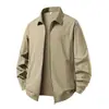 Chamarra Cortavientos Elástica de Negocios para Hombre, Resistente al Viento, Protección Solar, Chaqueta de Primavera, Camisa Transpirable Casual para Exteriores, Top con LOGO