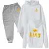 Conjunto de chándal con forro polar para niños y niñas, de otoño e invierno, transfronterizo, conjunto de dos piezas de sudadera para niños, pantalones de chándal de manga larga para niños