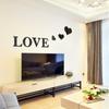 JM233 comercio exterior 3D acrílico Amor Pegatinas de espejo dormitorio sala de estar pegatinas de pared removibles