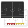 Fútbol Baloncesto Voleibol Tablero Táctico Deportes Tablero Digital de Dibujo LCD Tablero Táctico Deportivo LCD Tablero de Escritura a Mano Modelo Metabo