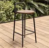 Taburete de Bar Moderno Colorido Hogar Taburete Alto Silla de Bar Nórdico Ligero Diseñador Exterior Moderno Simple Ocio