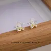 Pendientes de Mariposa Coloridos, Pendientes de Mujer de Alta Gama y Elegantes, Nuevo Estilo Primavera 2026, Pendientes de Circonita Coloridos, Sensación de Lujo Ligero y Alta Gama