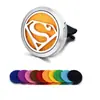 Clip de aromaterapia para coche de acero inoxidable 316L, clip para la boca de aire del coche, clip para perfume de coche, imán para perfume.