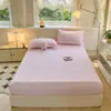 Selección Premium Transfronteriza de Sábana Individual de Algodón con Aloe Vera Amigable con la Piel y Cómoda, Cubierta Antipolvo, Protector de Colchón de Fibra de Palma, Protector Impermeable, Funda de Almohada Individual