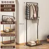Cabideiro estilo nórdico para uso doméstico no quarto, cabideiro de chão para a entrada, rack de armazenamento e secagem multifuncional e móvel