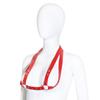 Ropa de Restricción Jiuai SM de una pieza Correa Ropa Interior Sexy de una pieza Pantalones para Mujer Ropa de Restricción de Pecho de Cuero Ropa para Adultos