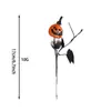 Flores artificiales, arreglos de mini calabazas de terror para Halloween, ramos de Navidad, plantas verdes de Halloween, decoraciones de cara de fantasma, adornos navideños