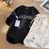Conjunto Curto de Manga Curta Tie-dye de Verão Masculino T-shirt com Estampa Degradê Conjunto Completo Masculino T-shirt Esportiva Casual