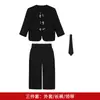 Trajes formais Hanfu estilo chinês para crianças, terno formal masculino com bordado de panda, novo terno estilo chinês, roupa de apresentador, roupa de daminha de honra e traje de performance para desfiles de moda