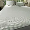 Frijoles de Hielo Verano Fresco Alfombrilla de Verano Cielo Suave Cama Sombrero Seda de Hielo Hogar Dormitorio Estudiante Individual Juego de Tres Piezas