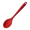Espátula de silicona para sopa transfronteriza, juego de 11 piezas, espátula de silicona antiadherente, espátula de mango extendido, silicona de grado alimenticio, utensilios de cocina
